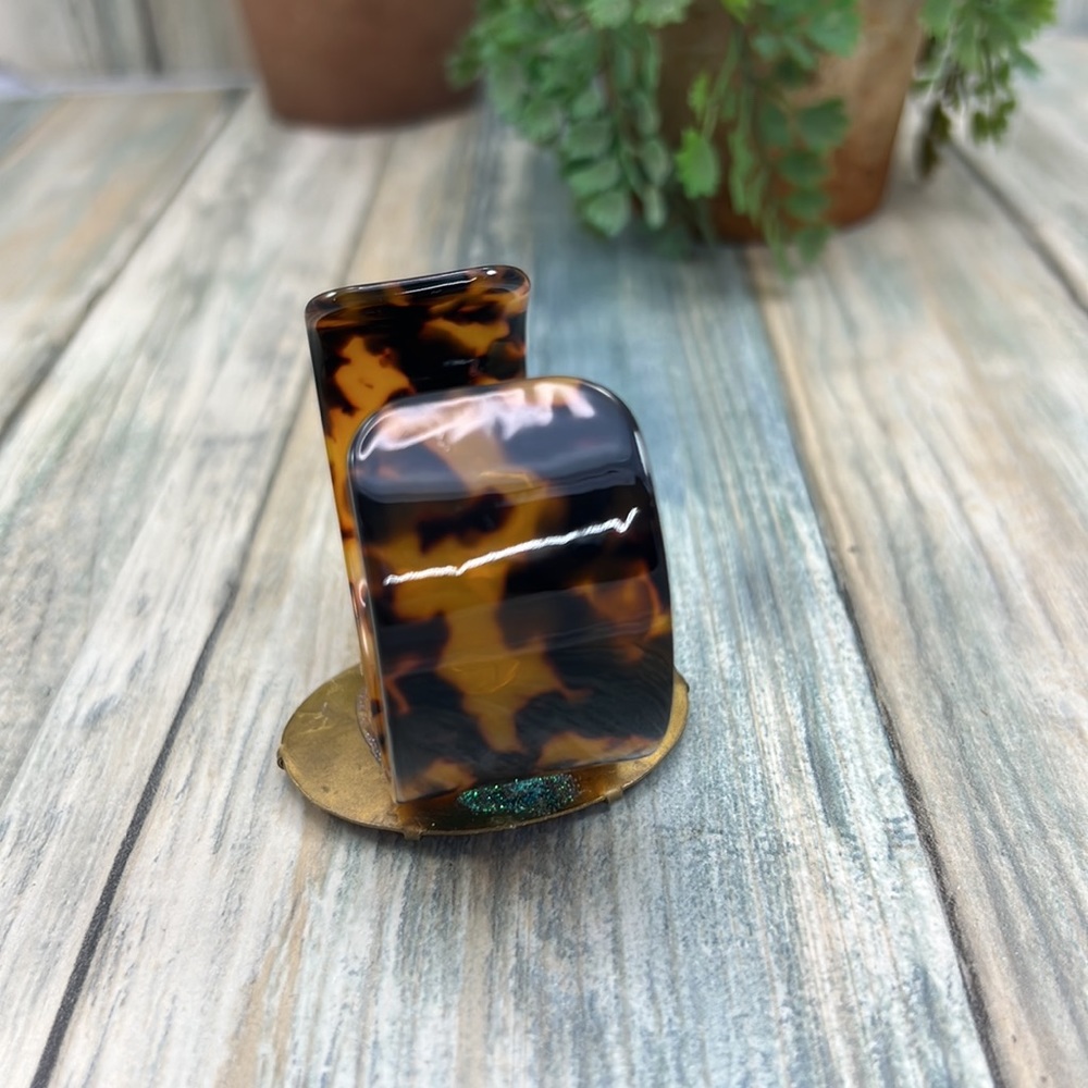 Adorned Crown Artisan Assemblage Tortoise Shell E… - image 7